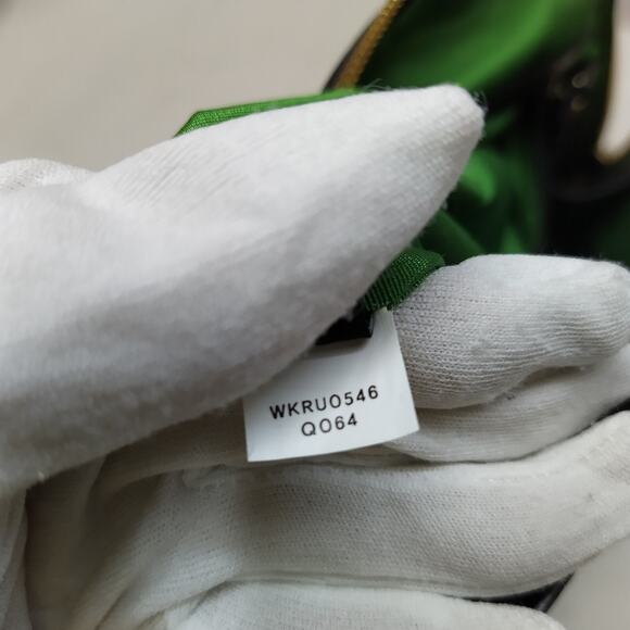 Kate Spade New York Black Leather Double Handles Zipper Satchel Shoulder Bag - Picture 12 of 16